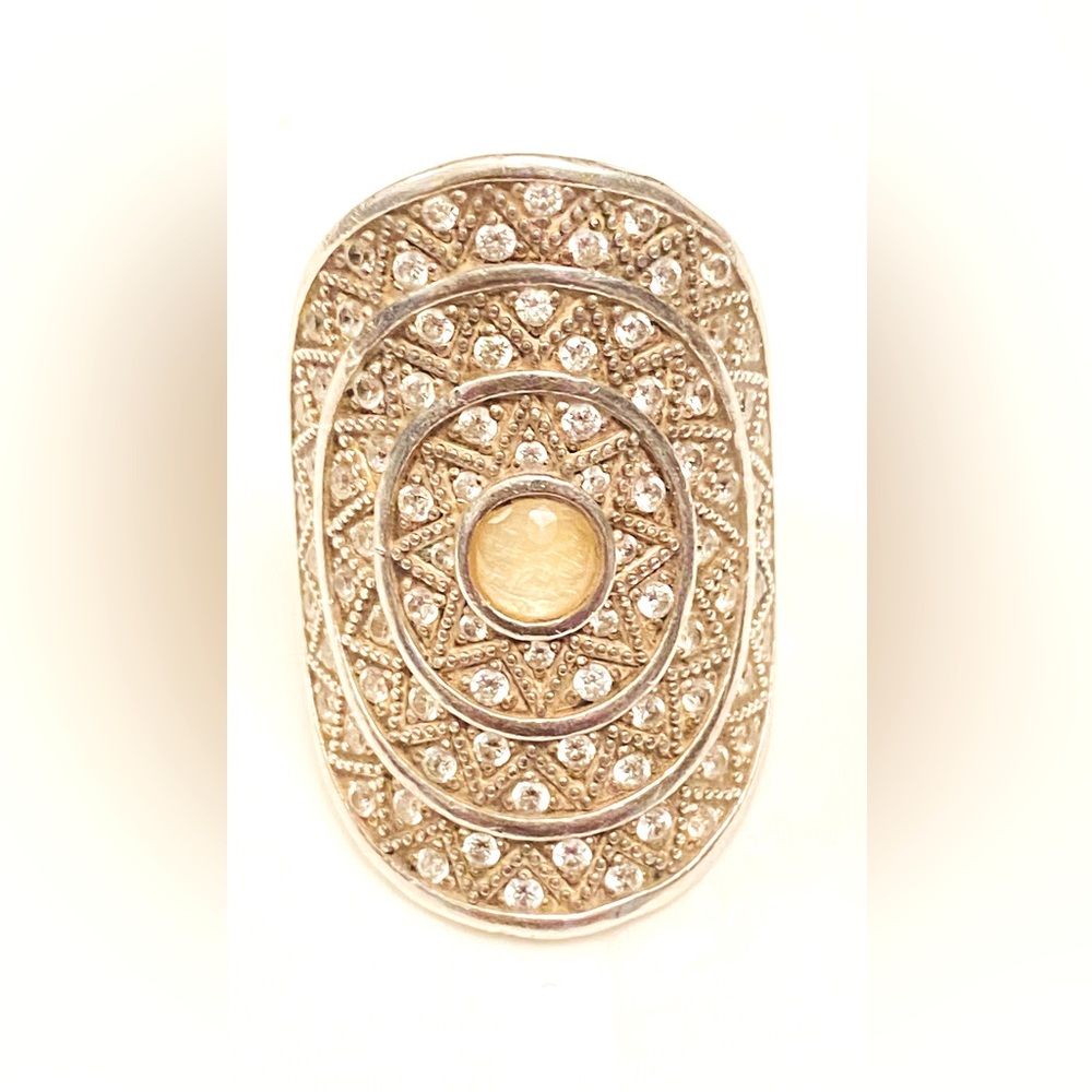 THOMAS SABO GLAM AND
SOUL STERLING SILVER
WHITE ZIRCONIA ZIG ZAG
RING
